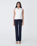 Annalee Classic Pants in navy — full-length view