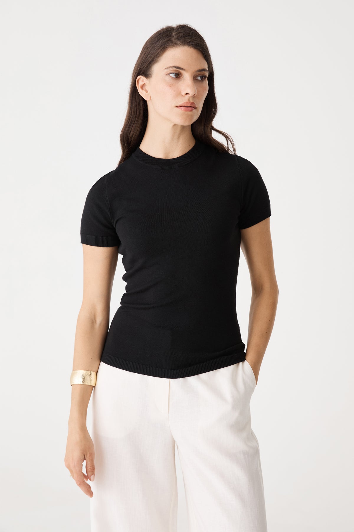 Catherine Short Sleeve Knit
