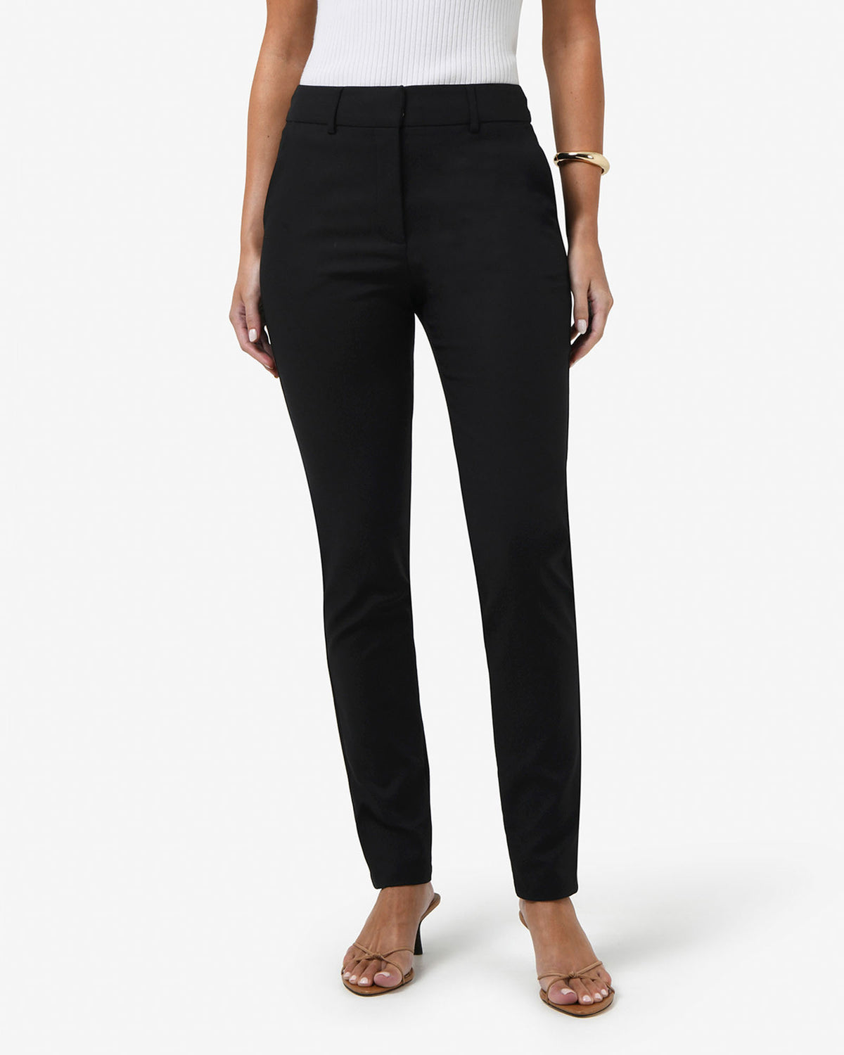 Stella Tall Trousers in black — close-up view
