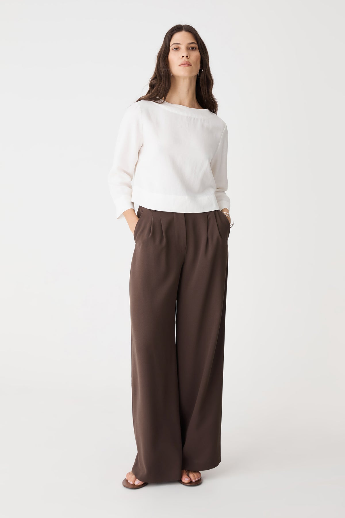 Rumy Wide Leg Tailored Pants