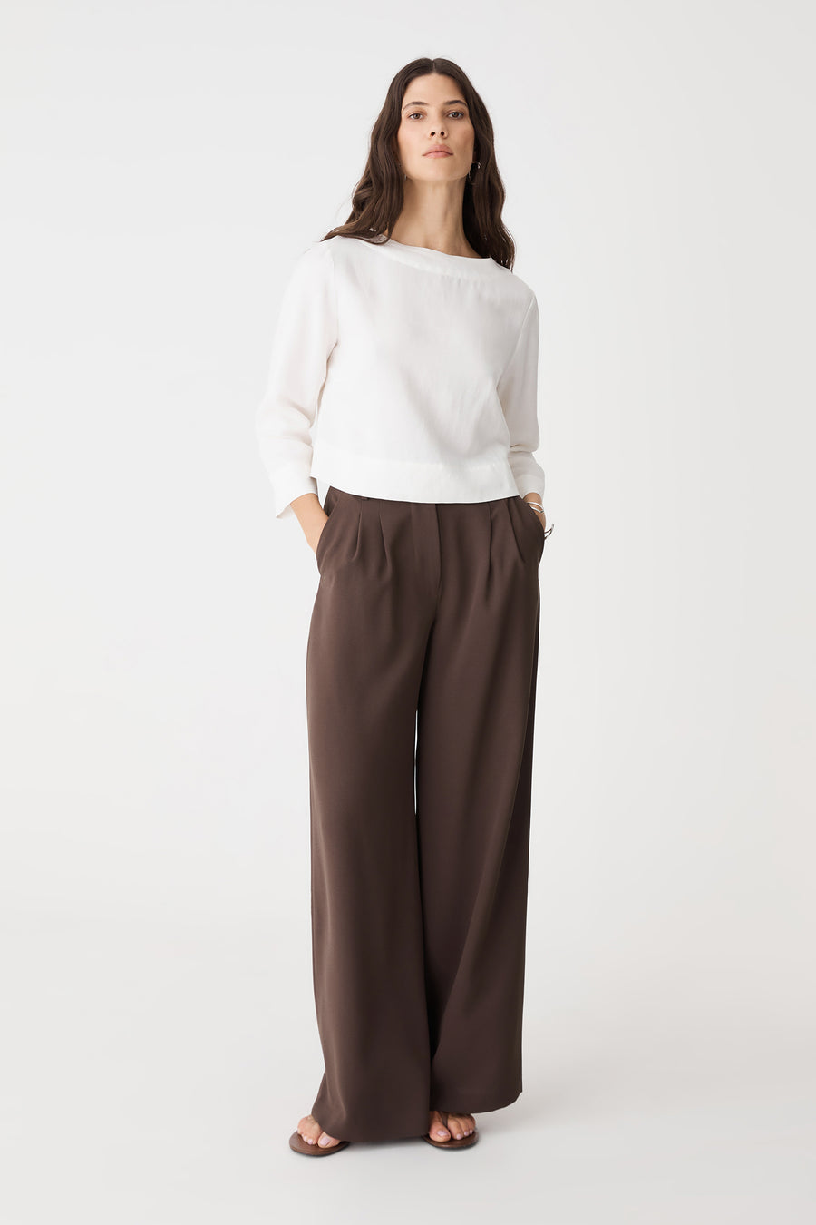Rumy Wide Leg Tailored Pants