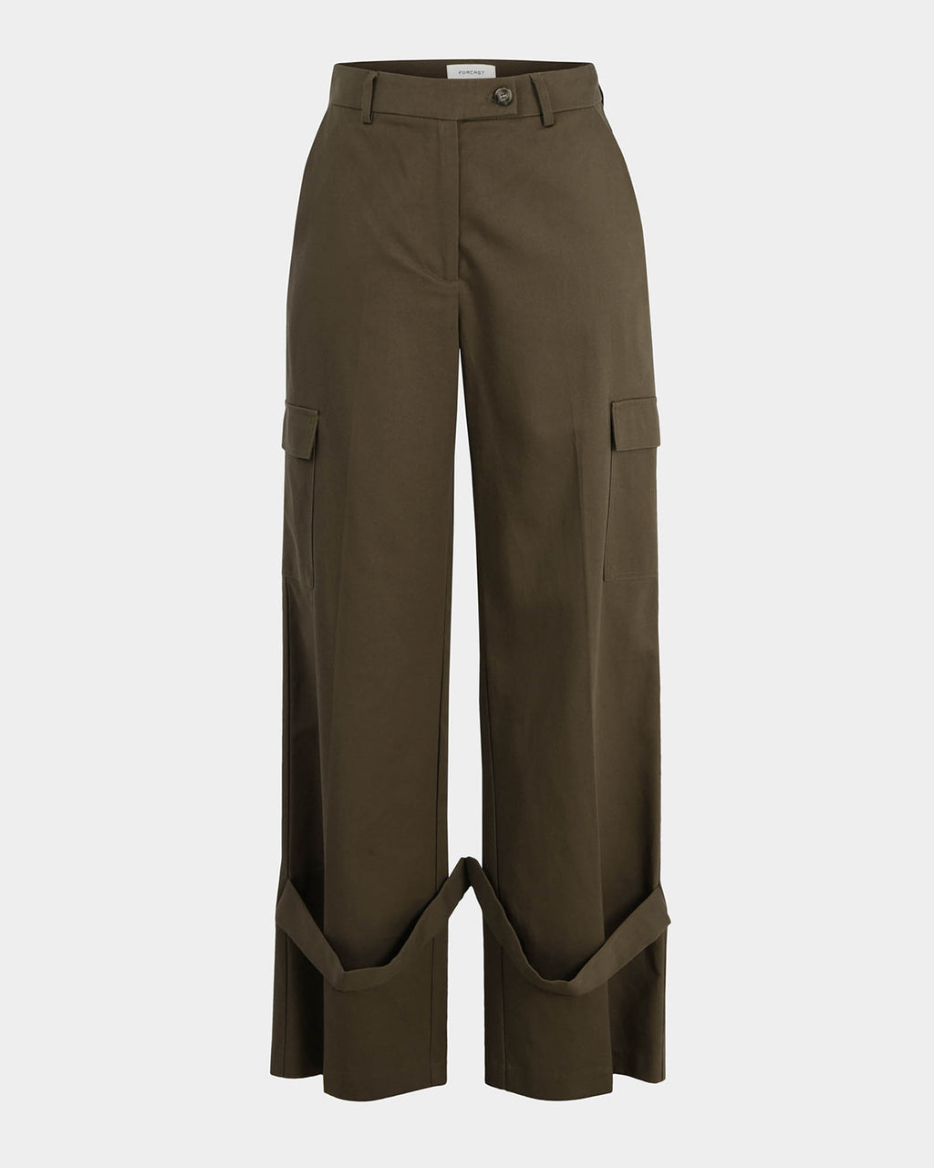 Abigail Cargo Relaxed Pants in khaki — product-only view