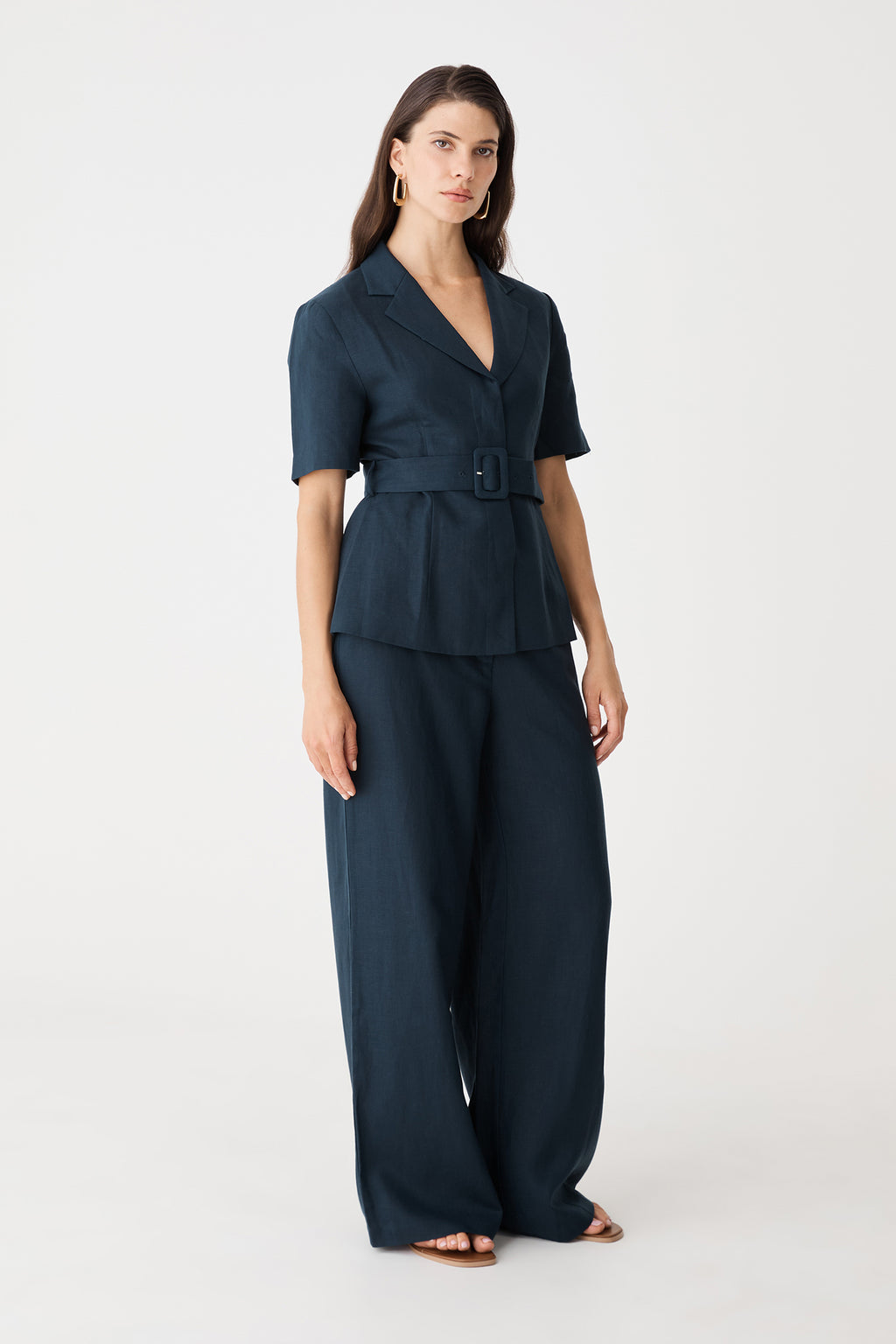 Phoebe Linen Lyocell Blazer