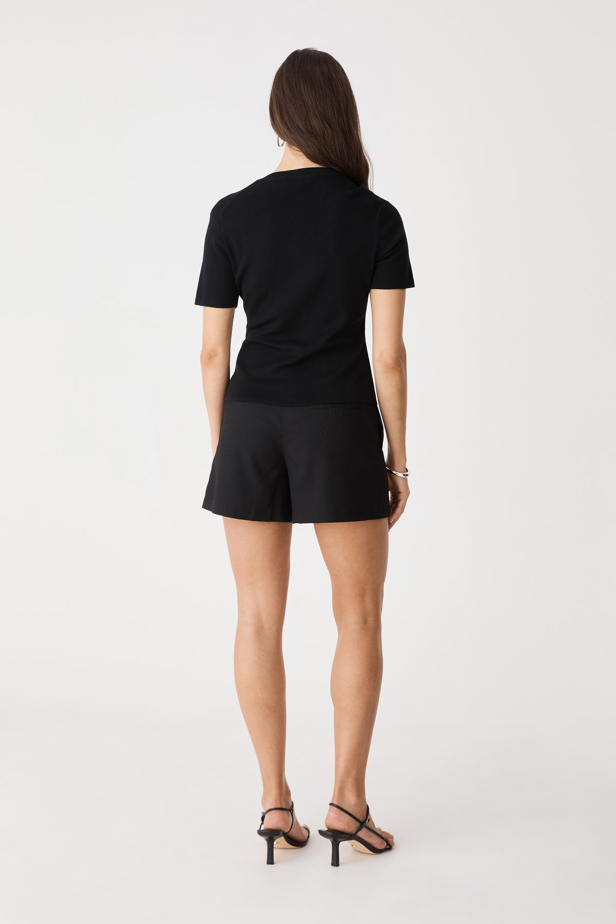 Mel Short Sleeve Scallop Knit