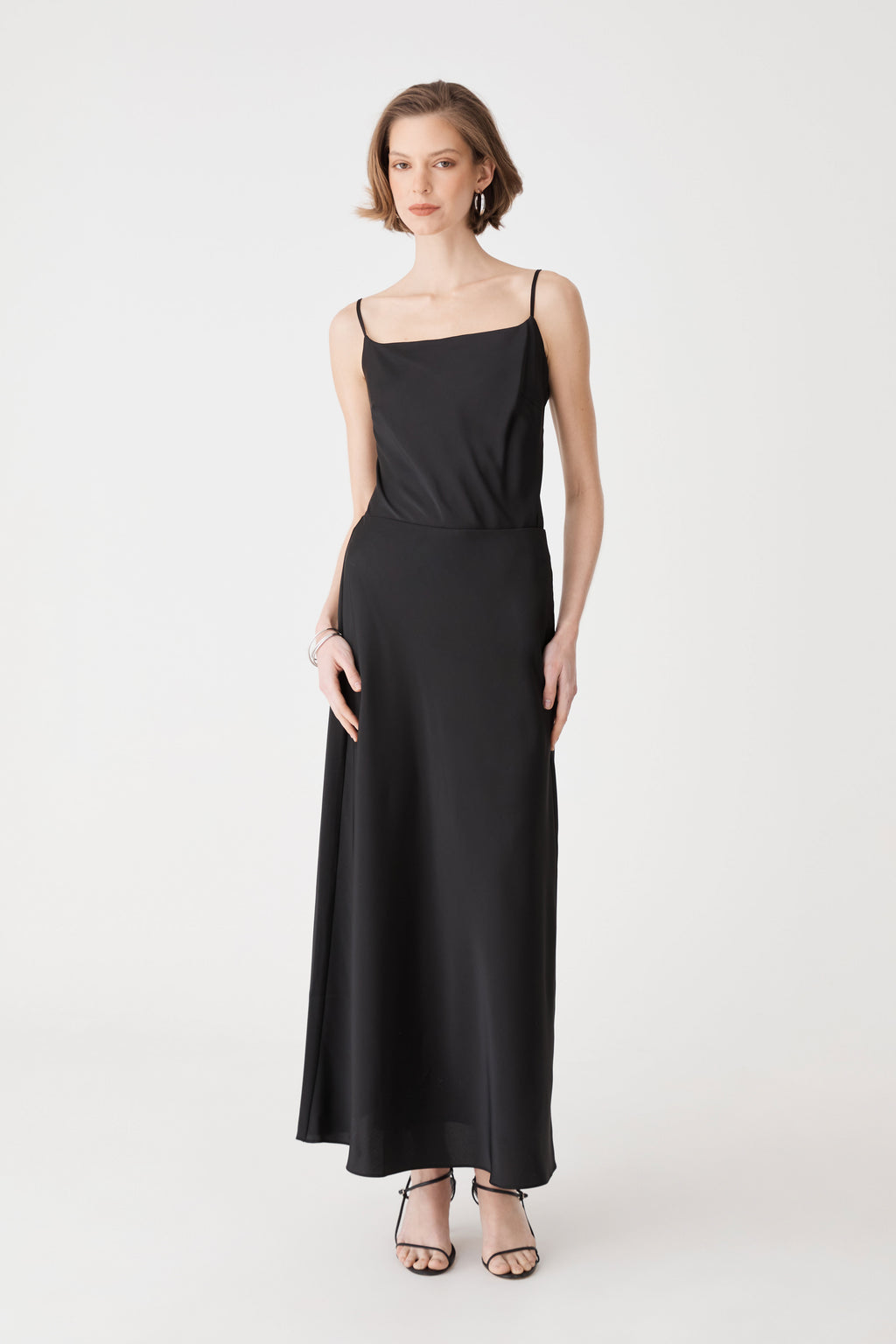 Louise Bias Satin Skirt