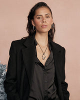 Elara Fluent Silver Pendant in silver — view 1